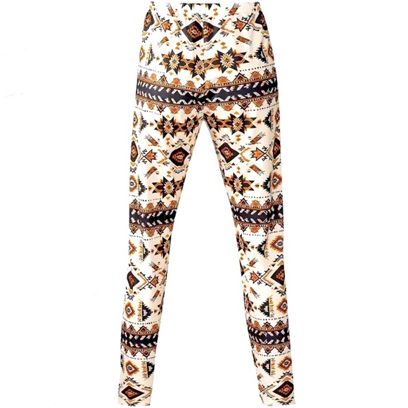 🌵Western/Tribal Print High Waist Leggings Casual Skinny Stretchy Leggings - Picture 9 of 12